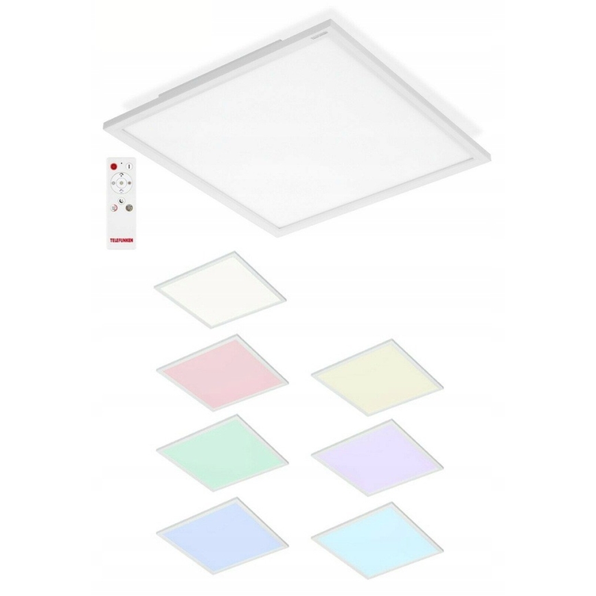 Panou LED RGB dimabil Telefunken 301606TF LED/24W/230V 4000K + telecomandă