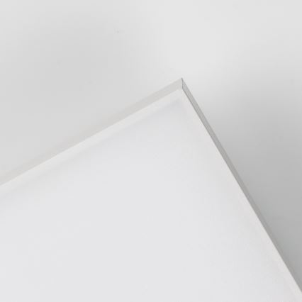 Panou LED RGBW aplicat, dimmabil, LED/13,5W/230V, 3000-6500K, 29,5x59,5 cm, argintiu + telecomandă