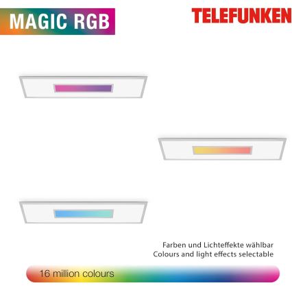 Panou LED RGBW reglabil 20W/230V 3000-6500K 25x100 cm argintiu + telecomandă