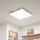 Panou LED RGBW dimabil încastrat/aplicat 2 în 1 Eglo 32547 SALOBRENA-C LED/34W/230V alb 60x60 cm + telecomandă