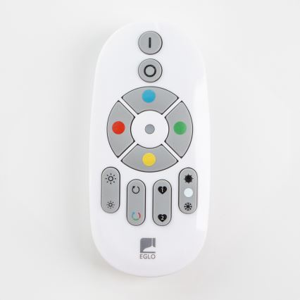 Panou LED RGBW dimabil încastrat/aplicat 2 în 1 Eglo 32734 SALOBRENA-C LED/34W/230V alb + telecomandă