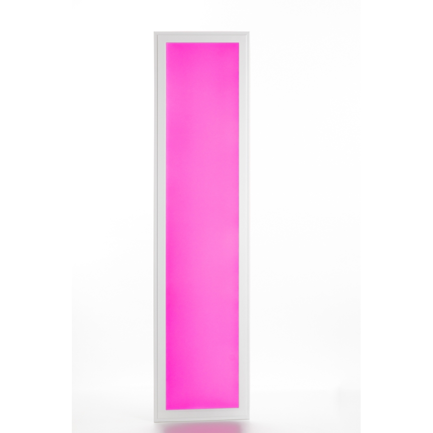 Panou LED RGBW dimabil încastrat/aplicat 2 în 1 Eglo 32734 SALOBRENA-C LED/34W/230V alb + telecomandă