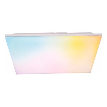 Panou LED RGBW dimabil, montaj aplicat, 24W/230V, 2700-6500K, alb + telecomandă