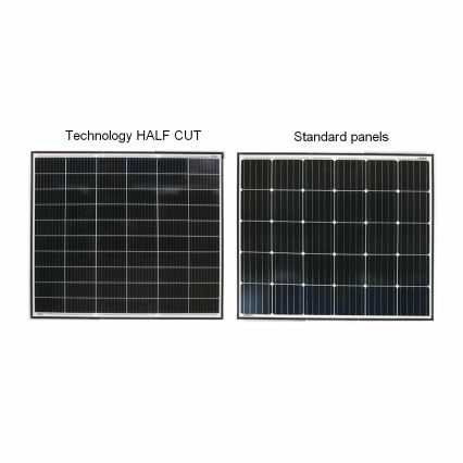 Panou solar fotovoltaic JA SOLAR 460Wp IP68 Half Cut bifacial