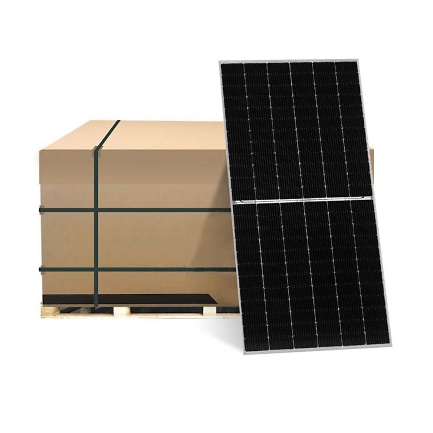 Panou solar fotovoltaic JINKO 545Wp cu ramă argintie IP68 Half Cut bifacial - paletă de 36 bucăți