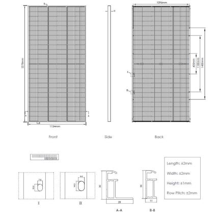 Panou solar fotovoltaic JINKO 575Wp IP68 Half Cut bifacial - paletă de 36 bucăți
