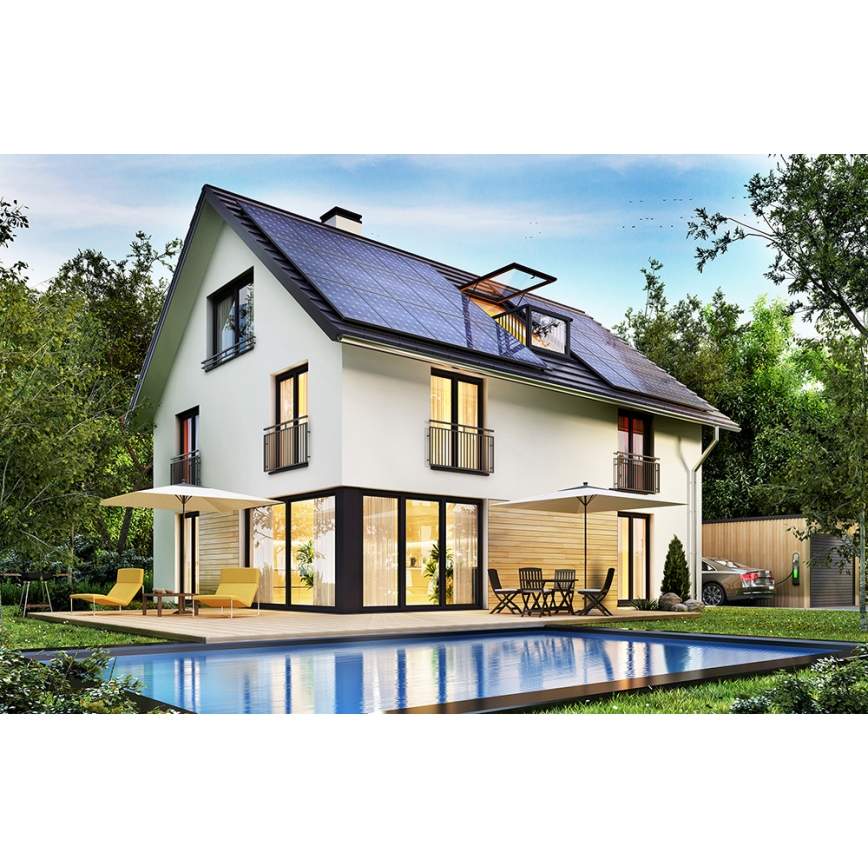 Panou solar fotovoltaic JINKO N-type 480Wp cu ramă neagră IP68 Half Cut