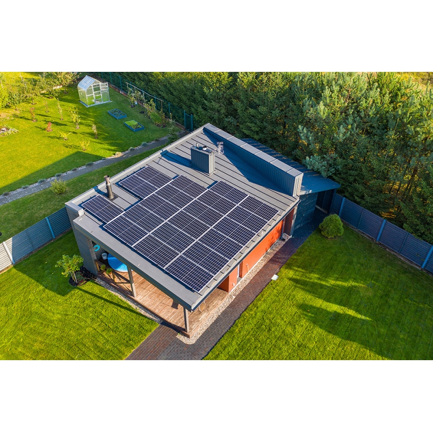 Panou solar fotovoltaic RISEN 400Wp cadru negru IP68 Half Cut
