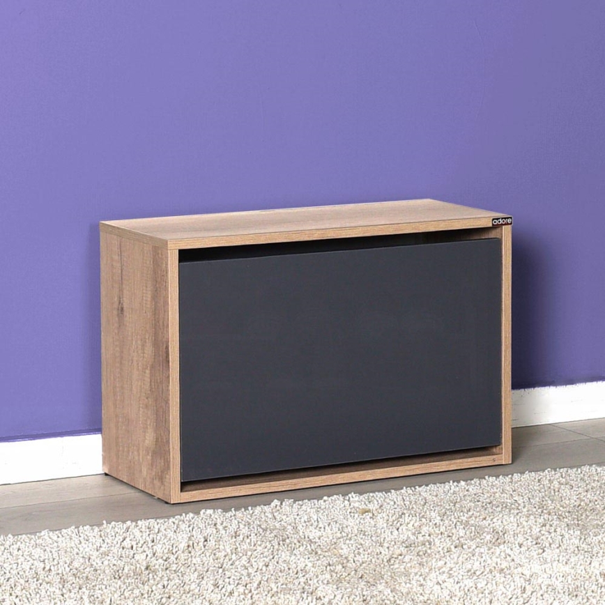 Pantofar 42x60 cm maro/antracit