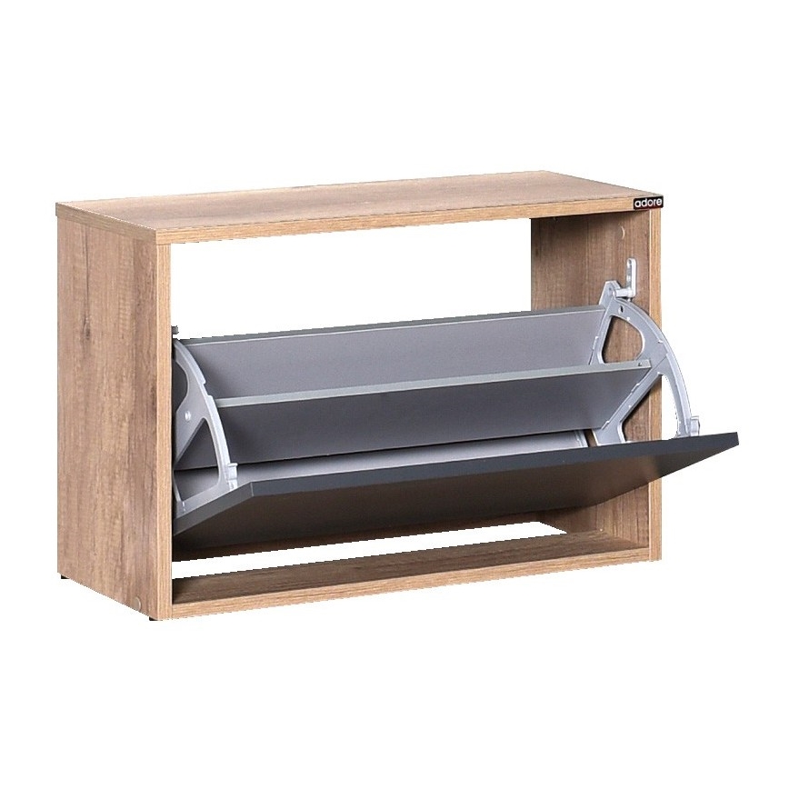 Pantofar 42x60 cm maro/antracit