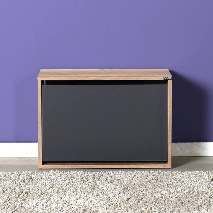 Pantofar 42x60 cm maro/antracit