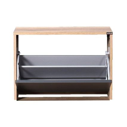 Pantofar 42x60 cm maro/antracit