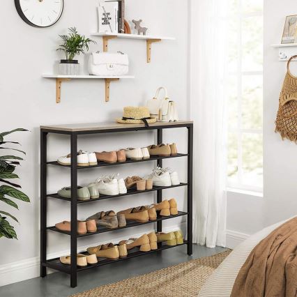 Pantofar DAVOR, gri/negru