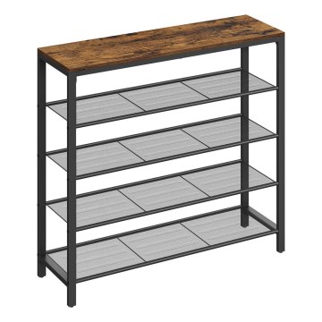 Pantofar DAVOR maro/negru