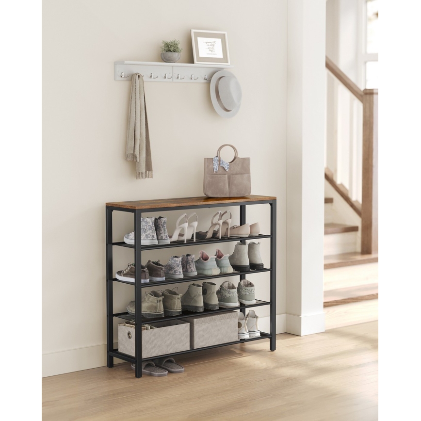 Pantofar DAVOR maro/negru