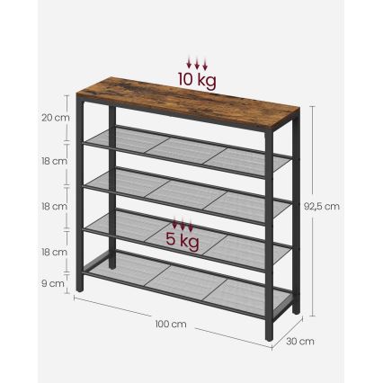 Pantofar DAVOR maro/negru