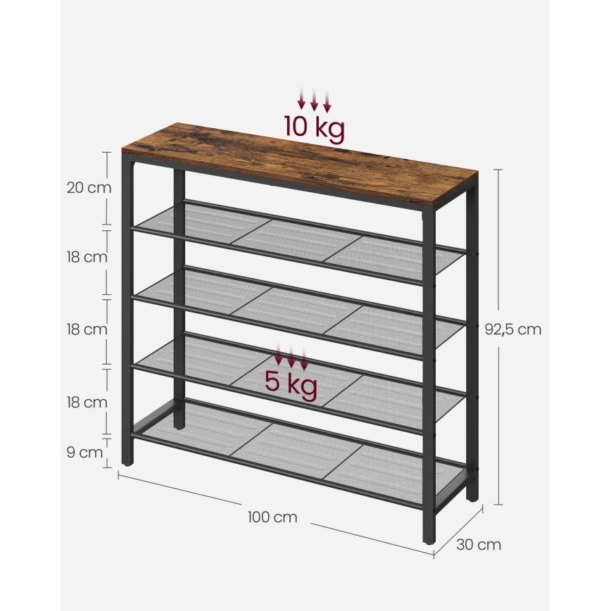 Pantofar DAVOR maro/negru