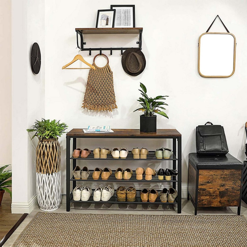 Pantofar DAVOR maro/negru