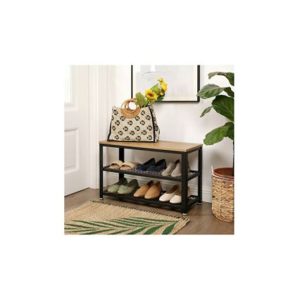 Pantofar DAVOR maro/negru