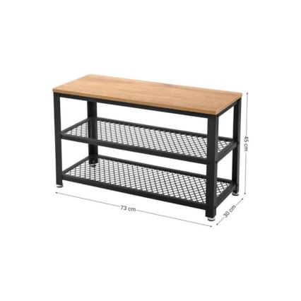 Pantofar DAVOR maro/negru