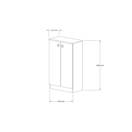Pantofar DEFNE 100x60 cm bej