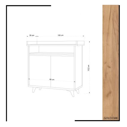 Pantofar SPRINGA 102x100 cm alb/maro