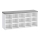 Pantofar VOREN 105x48x30 cm alb/gri