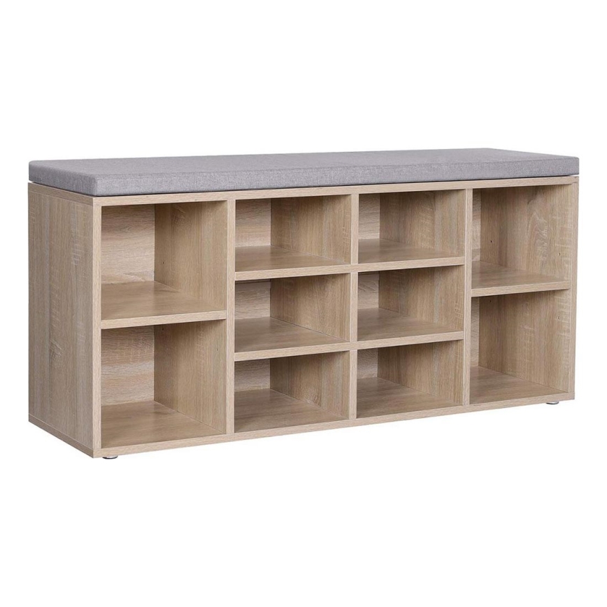 Pantofar VOREN maro/gri