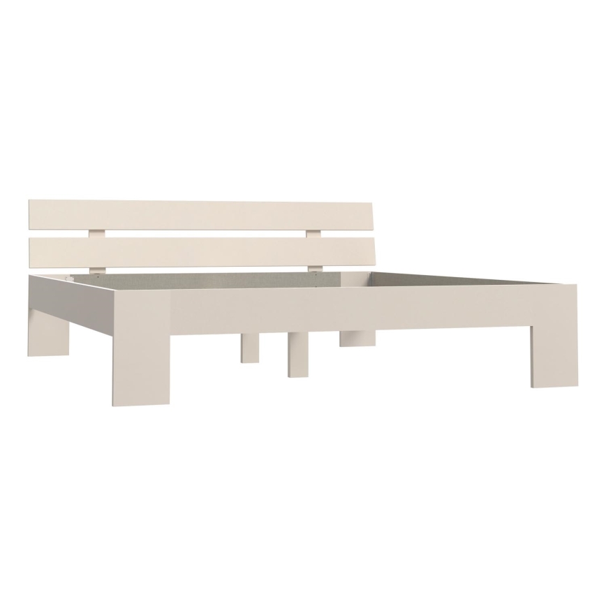 Pat dublu PIROA 180x200 cm, bej