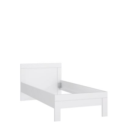 Pat pentru o persoană SNOWIE 90 x 200 cm, alb