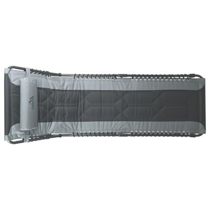 Pat pliabil pentru camping, gri