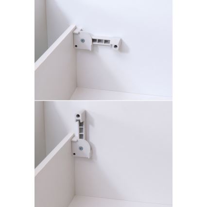 Pat tapițat ALIS 160 x 200 cm cu spațiu de depozitare, fără saltea, maro