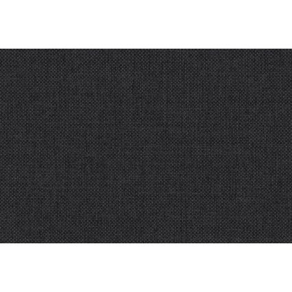 Pat tapițat ARLY 110x200 cm, cu tăblie reversibilă stânga/dreapta, antracit/alb