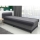 Pat tapițat cu spațiu de depozitare TALI 80 x 202 cm, gri/antracit