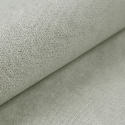 Pat tapițat ISABEL 180x200, gri deschis, cu saltea cu arcuri și spațiu de depozitare