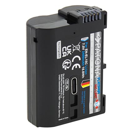 PATONA - Acumulator Nikon EN-EL15C 2600 mAh Li-Ion Platinum USB-C