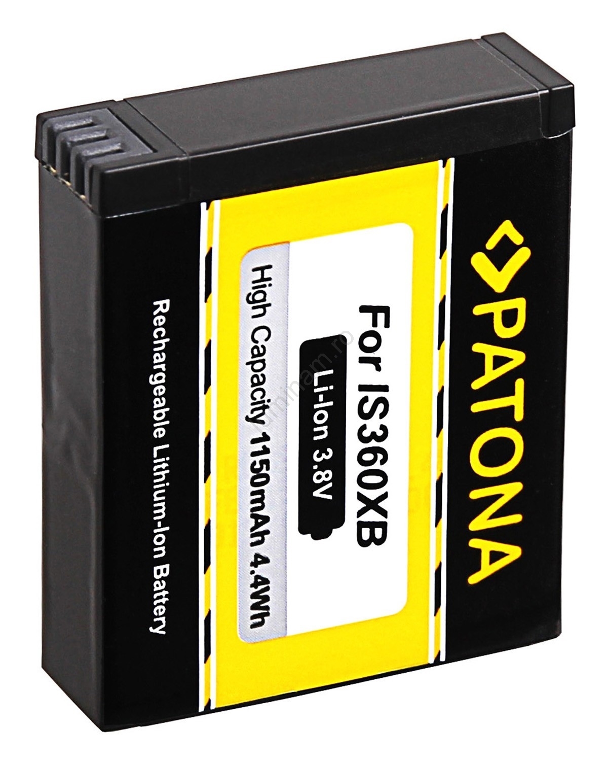 PATONA 2x Batteria IS360XB 1150mAh / 4.4Wh / 3.8V compatibile con Insta 360 Insta360 One X Action Cam battery, protezione contro sovraccarico e cortocircuito