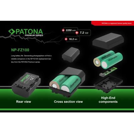 PATONA - Baterie Sony NP-FZ100 2040mAh Li-Ion Premium