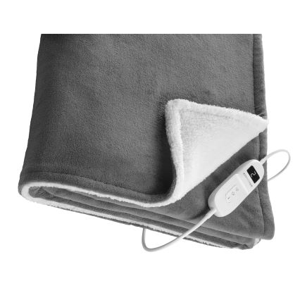 Pătură electrică Concept DV7420, 160 W/230 V, 180 x 130 cm, gri/alb