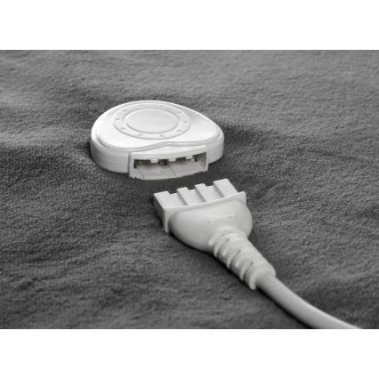 Pătură electrică Concept DV7420, 160 W/230 V, 180 x 130 cm, gri/alb