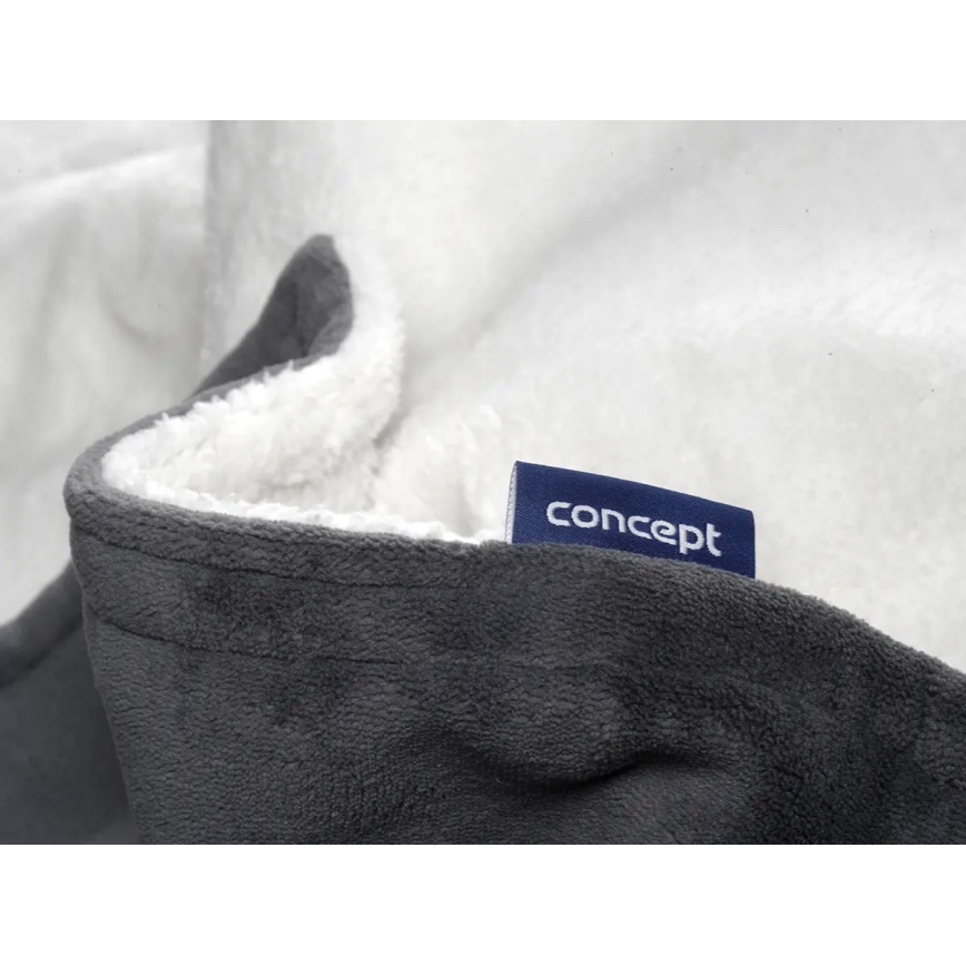 Pătură electrică Concept DV7420, 160 W/230 V, 180 x 130 cm, gri/alb