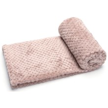 Pătură pentru animale de companie 100x80 cm roz Nobleza