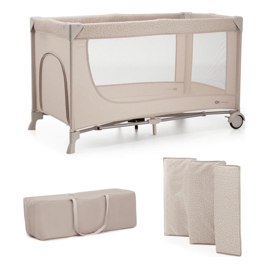 Pătuț de voiaj KINDERKRAFT JOY 2 bej