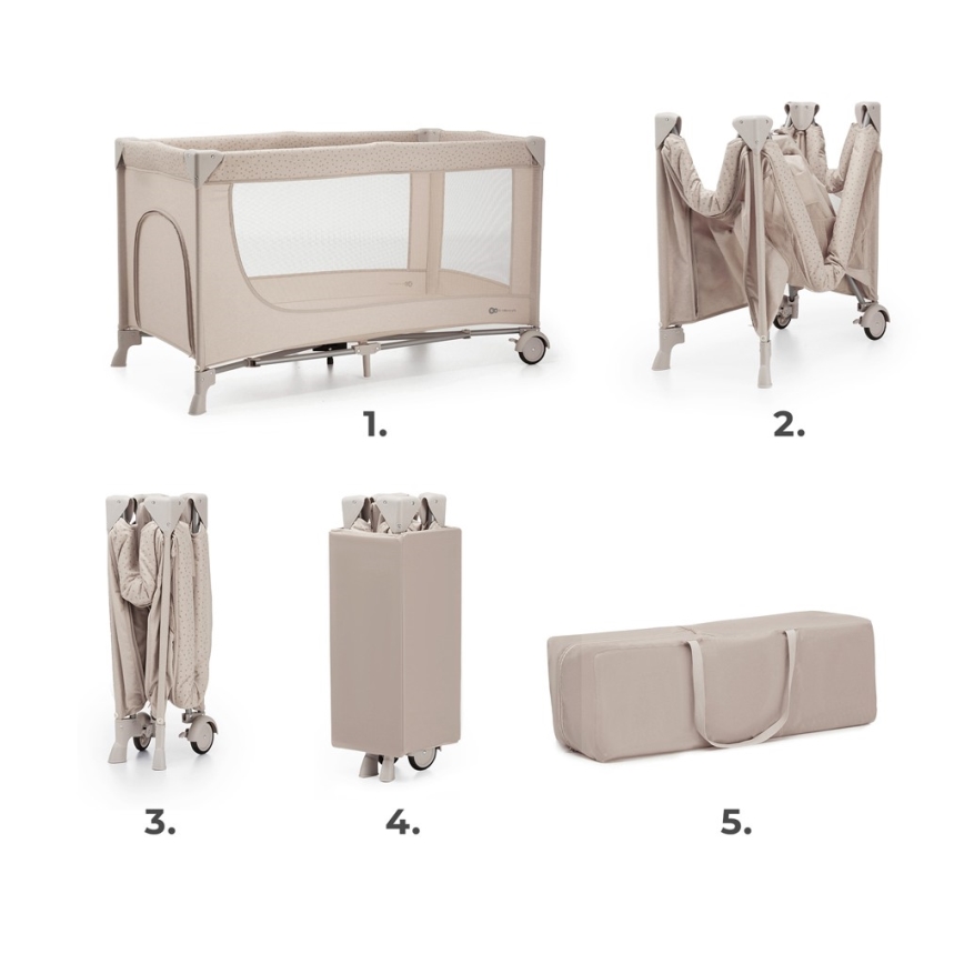 Pătuț de voiaj KINDERKRAFT JOY 2 bej