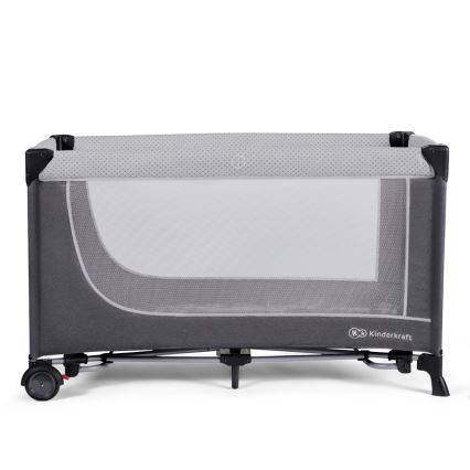 Pătuț de voiaj KINDERKRAFT SELECT LEODY gri
