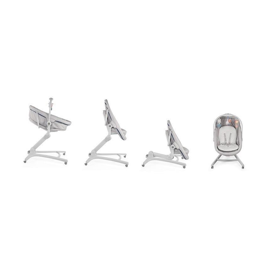 Pătuț pentru bebeluși 4 în 1 Chicco BABY HUG Aquareelle turcoaz