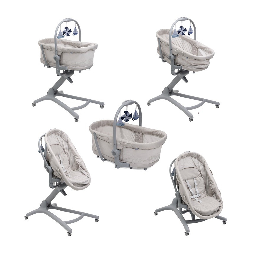 Pătuț pentru bebeluși 5 în 1 Chicco BABY HUG PRO bej