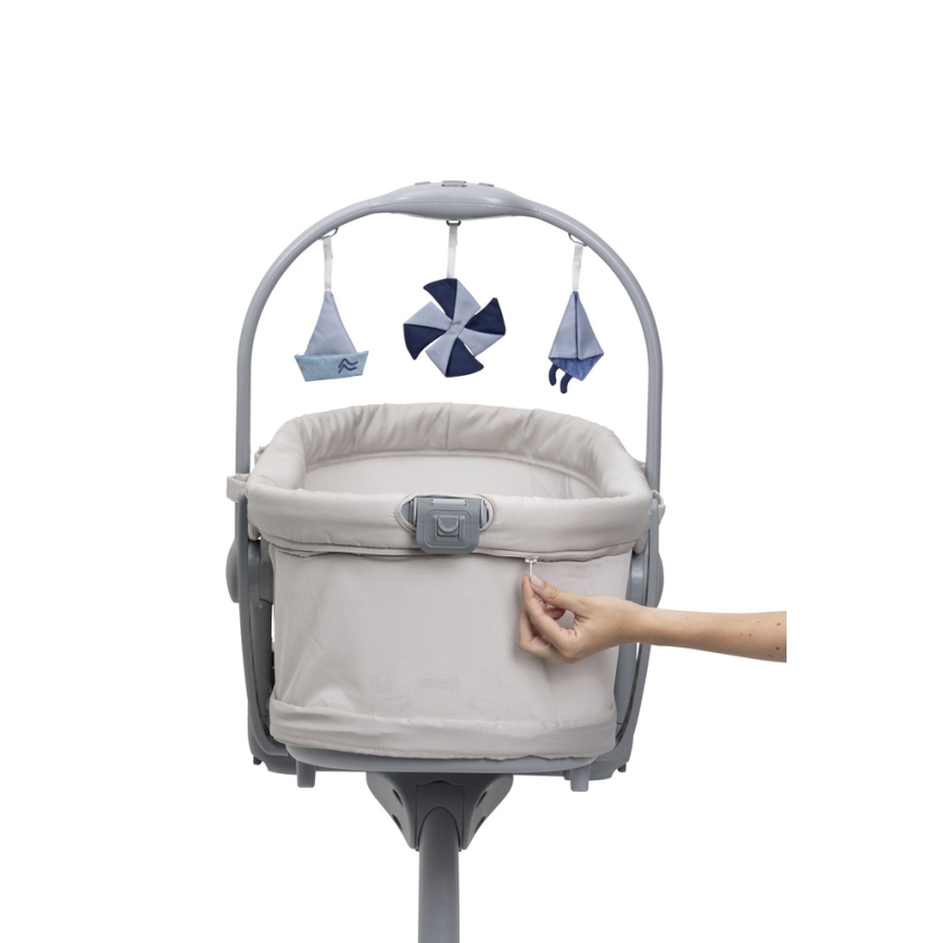 Pătuț pentru bebeluși 5 în 1 Chicco BABY HUG PRO bej