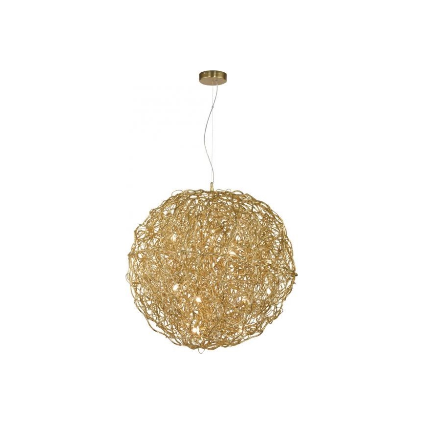 Paul Neuhaus 2019-12 - Lustră suspendată pe cablu SAREA 15xG9/40W/230V aurie