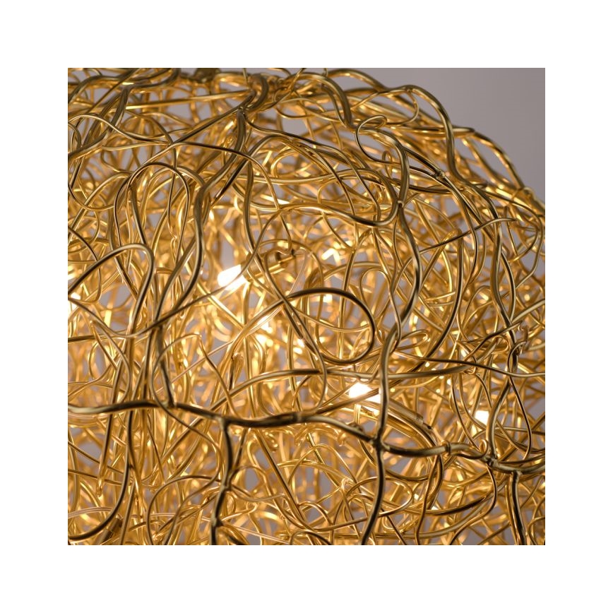 Paul Neuhaus 2019-12 - Lustră suspendată pe cablu SAREA 15xG9/40W/230V aurie